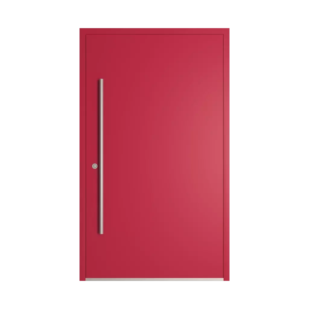 RAL 3027 Raspberry red entry-doors models dindecor sl07  