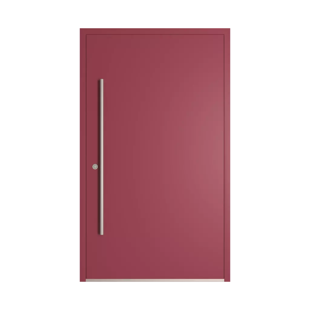 RAL 4002 Red violet entry-doors models dindecor 6013-pvc  