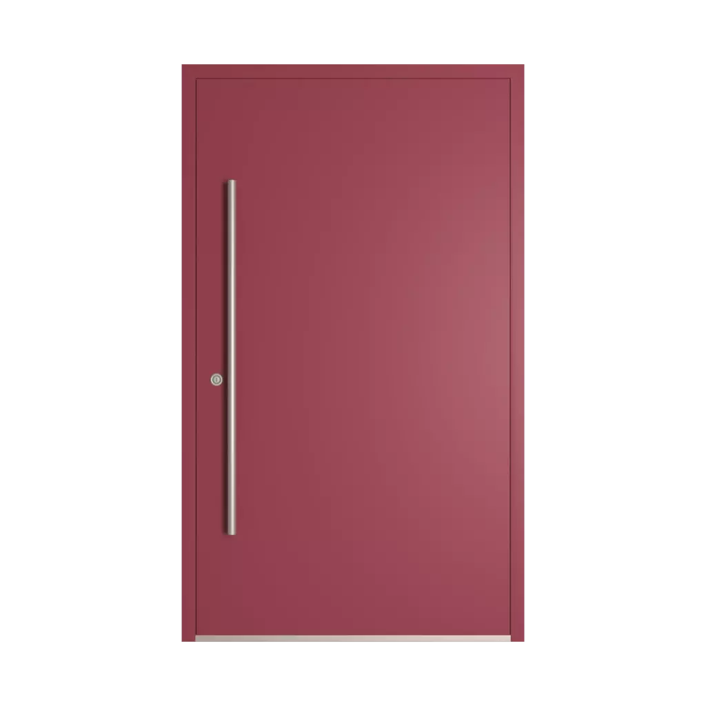 RAL 4002 Red violet entry-doors models dindecor 6120-pwz  