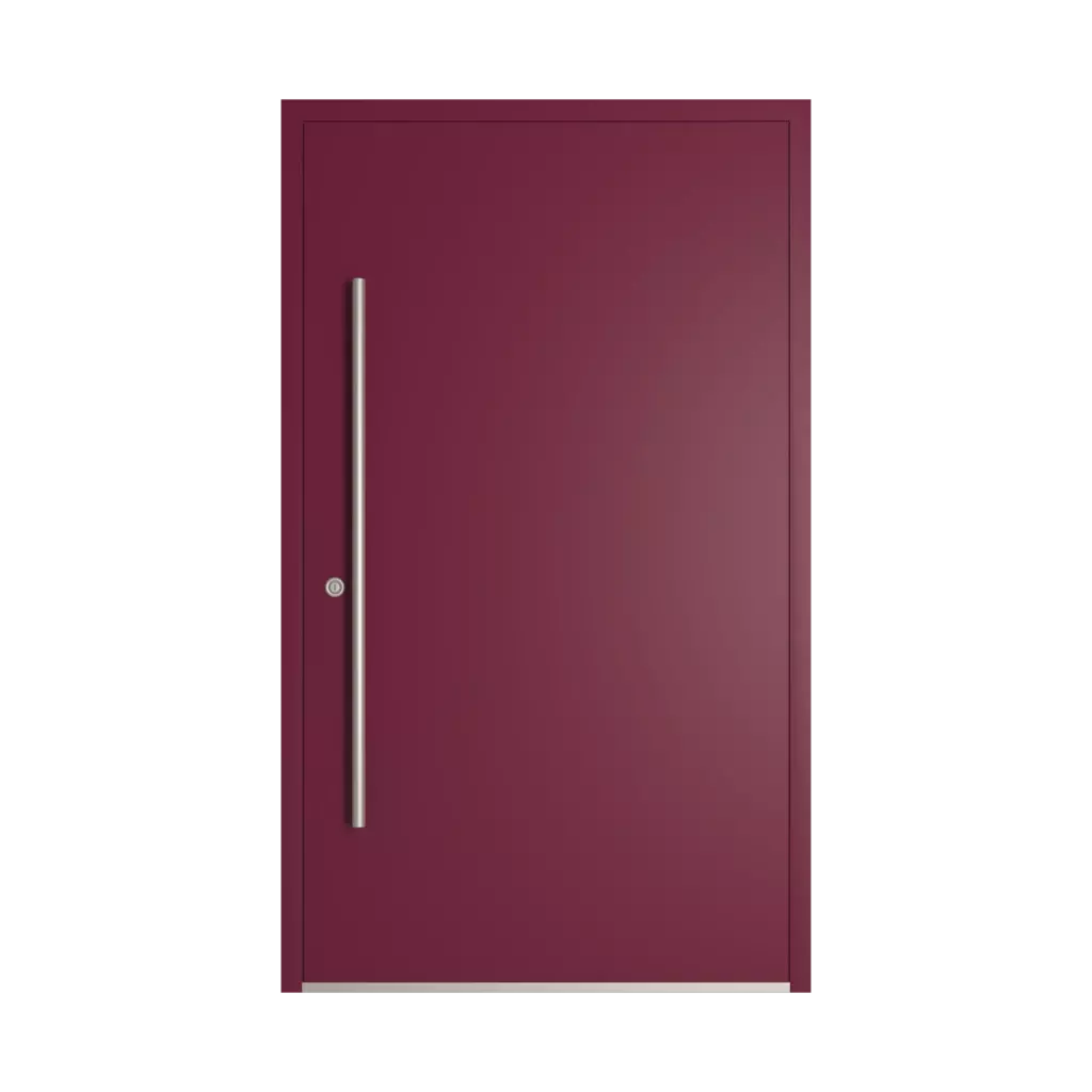 RAL 4004 Claret violet entry-doors models dindecor model-6129  