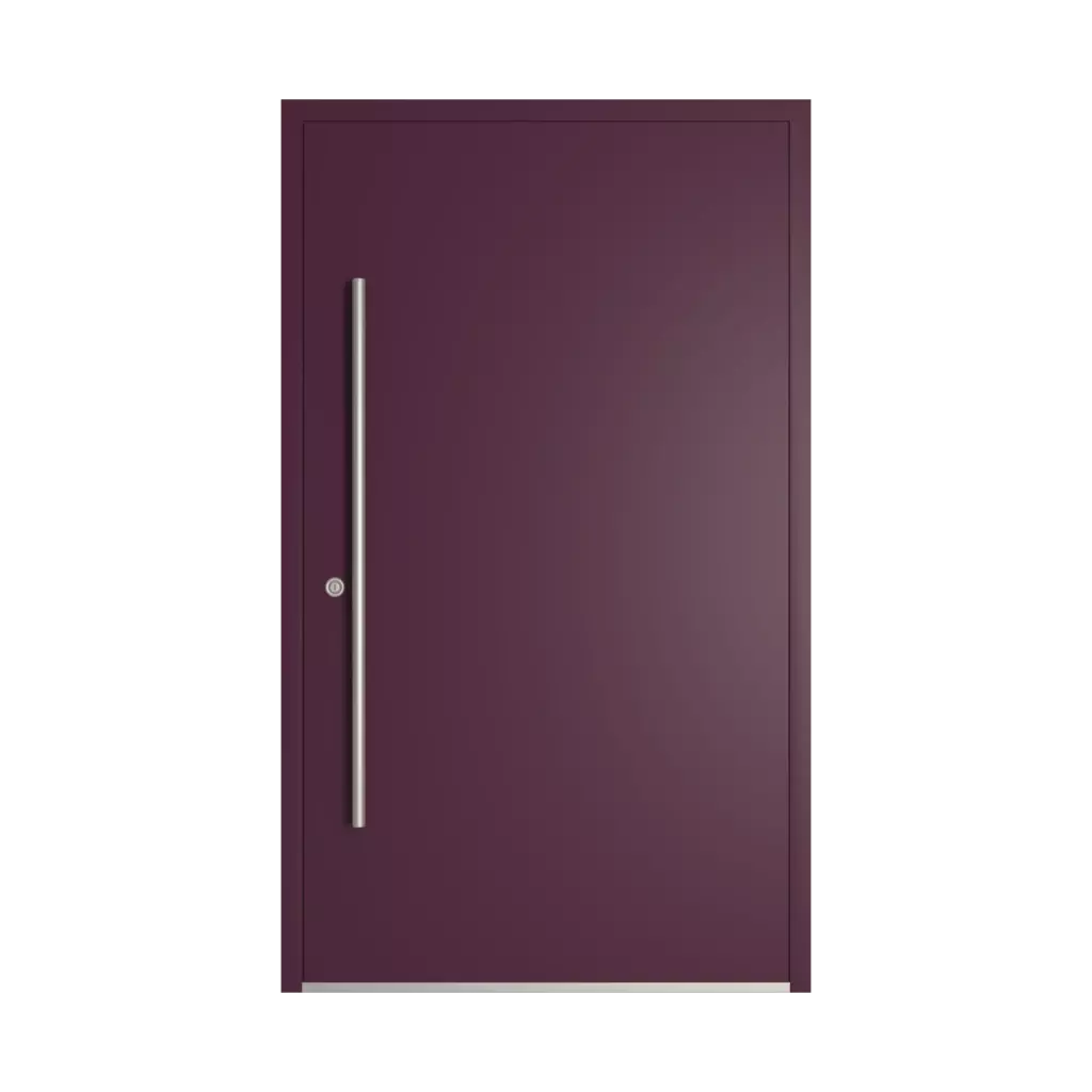 RAL 4007 Purple violet entry-doors models dindecor sl07  