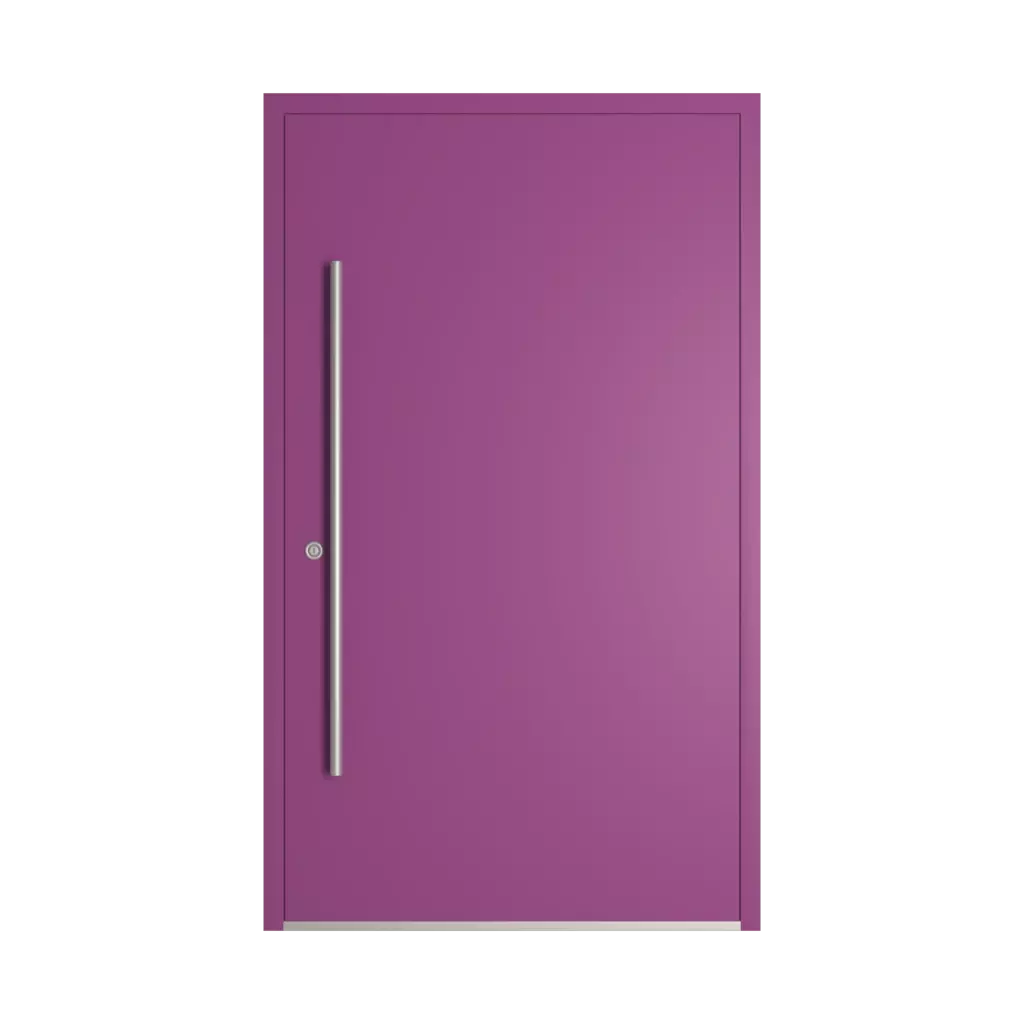 RAL 4008 Signal violet entry-doors models dindecor 6013-pvc  