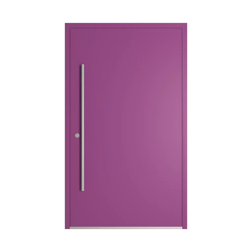 RAL 4008 Signal violet entry-doors models dindecor model-6129  