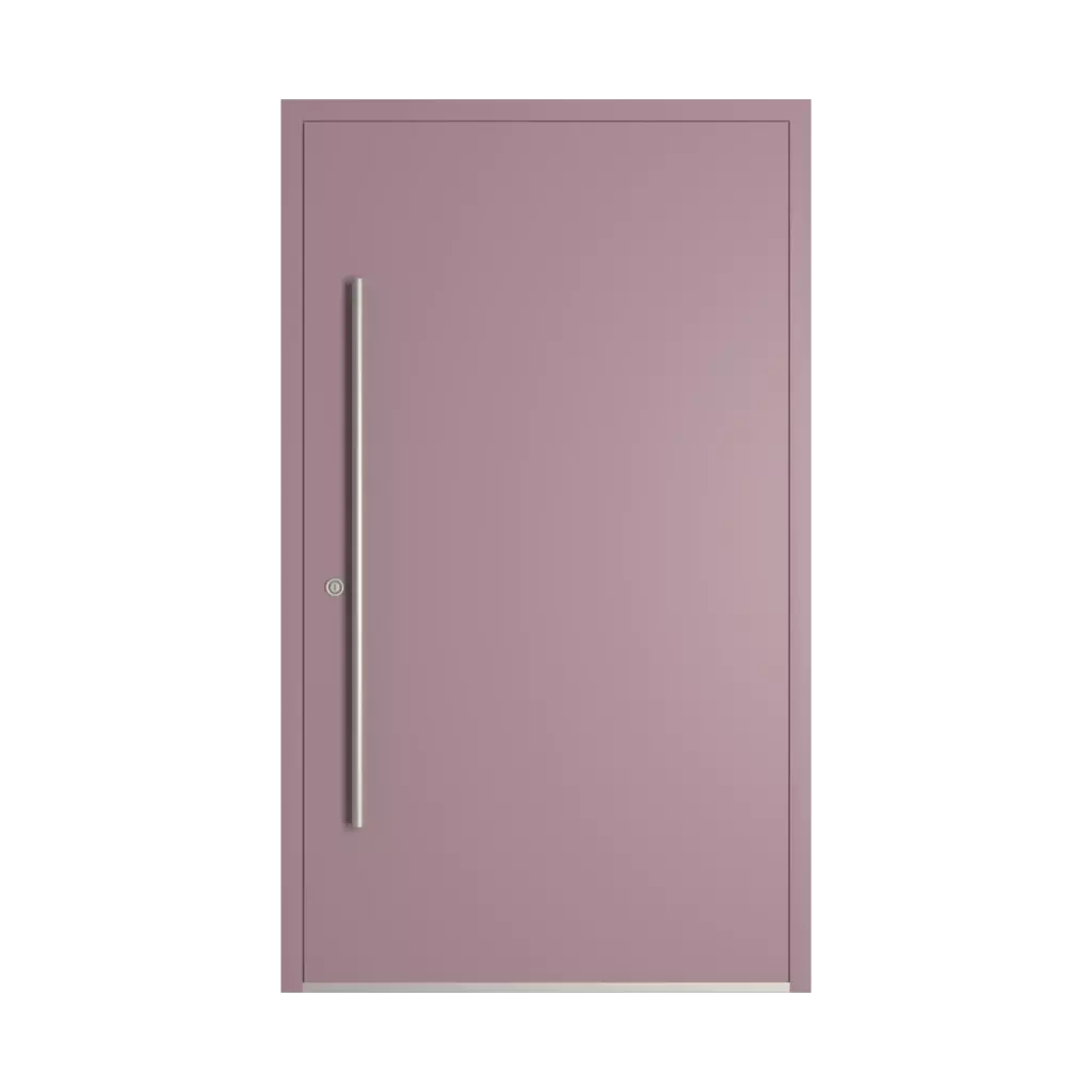 RAL 4009 Pastel violet entry-doors models dindecor 6132-black  