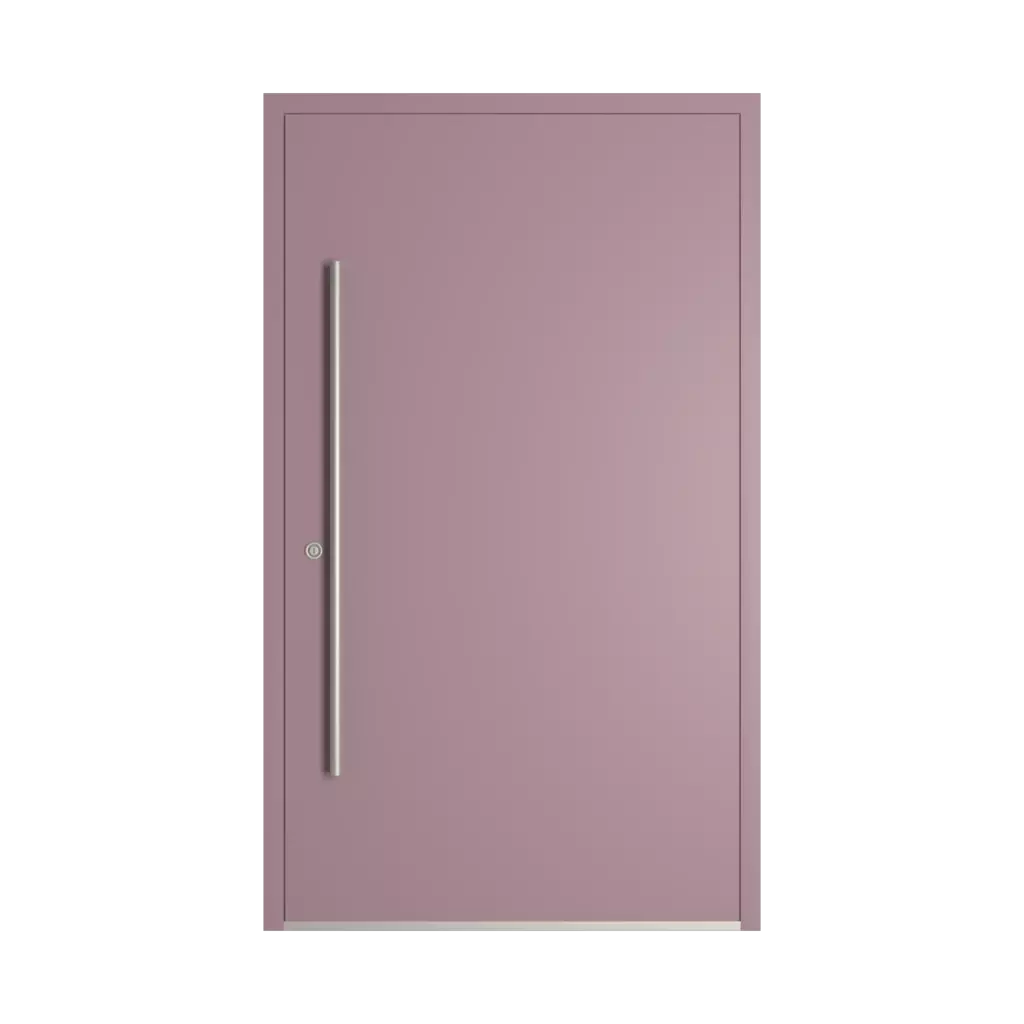 RAL 4009 Pastel violet entry-doors models dindecor 6013-pvc  