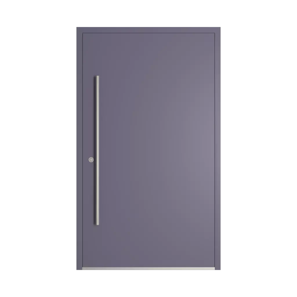 RAL 4012 Pearl blackberry entry-doors models dindecor 6124-pwz  