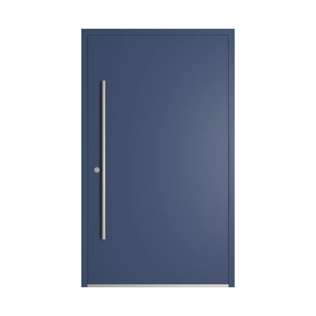 RAL 5000 Violet blue entry-doors models dindecor sk01-beton  