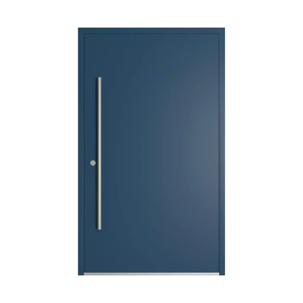 RAL 5001 Green blue entry-doors models dindecor 6124-pwz  