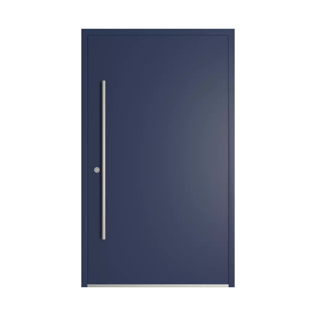 RAL 5003 Sapphire blue entry-doors models dindecor be04  