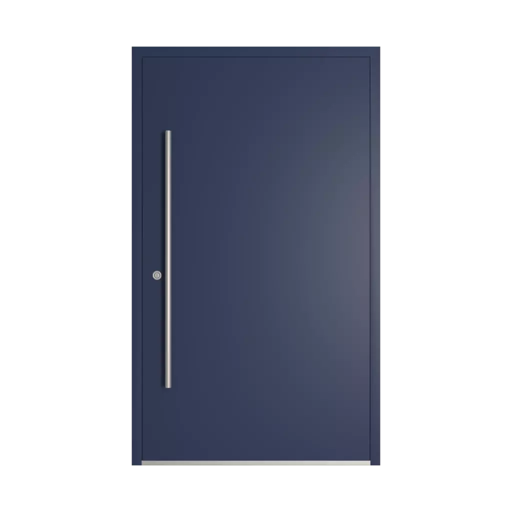 RAL 5003 Sapphire blue entry-doors models cdm model-42  