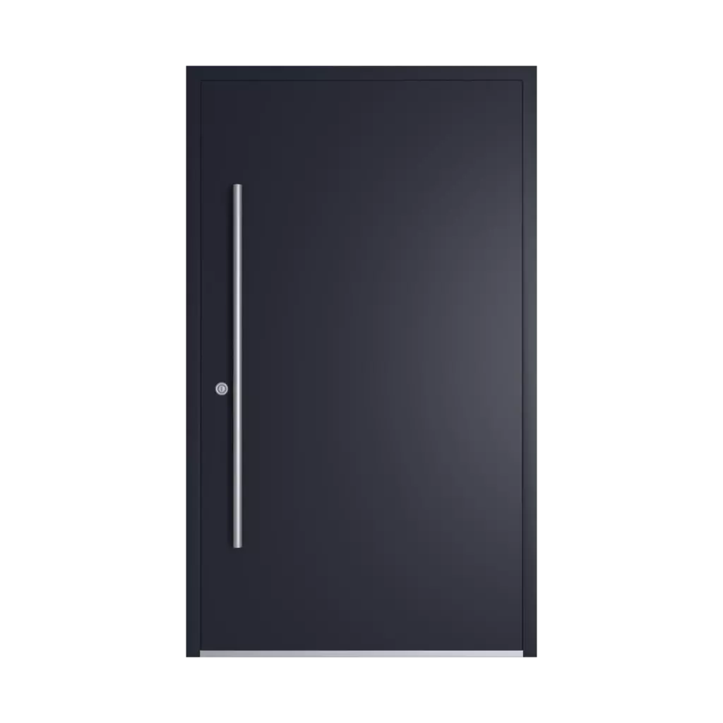 RAL 5004 Black blue entry-doors models cdm model-7  