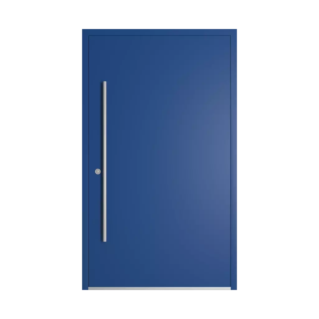 RAL 5010 Gentian blue entry-doors models cdm model-42  