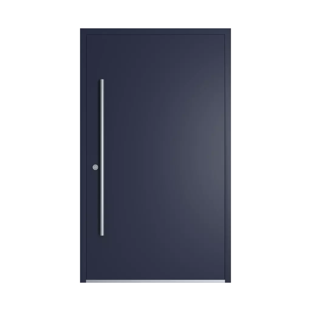 RAL 5011 Steel blue entry-doors models dindecor sk01-beton  
