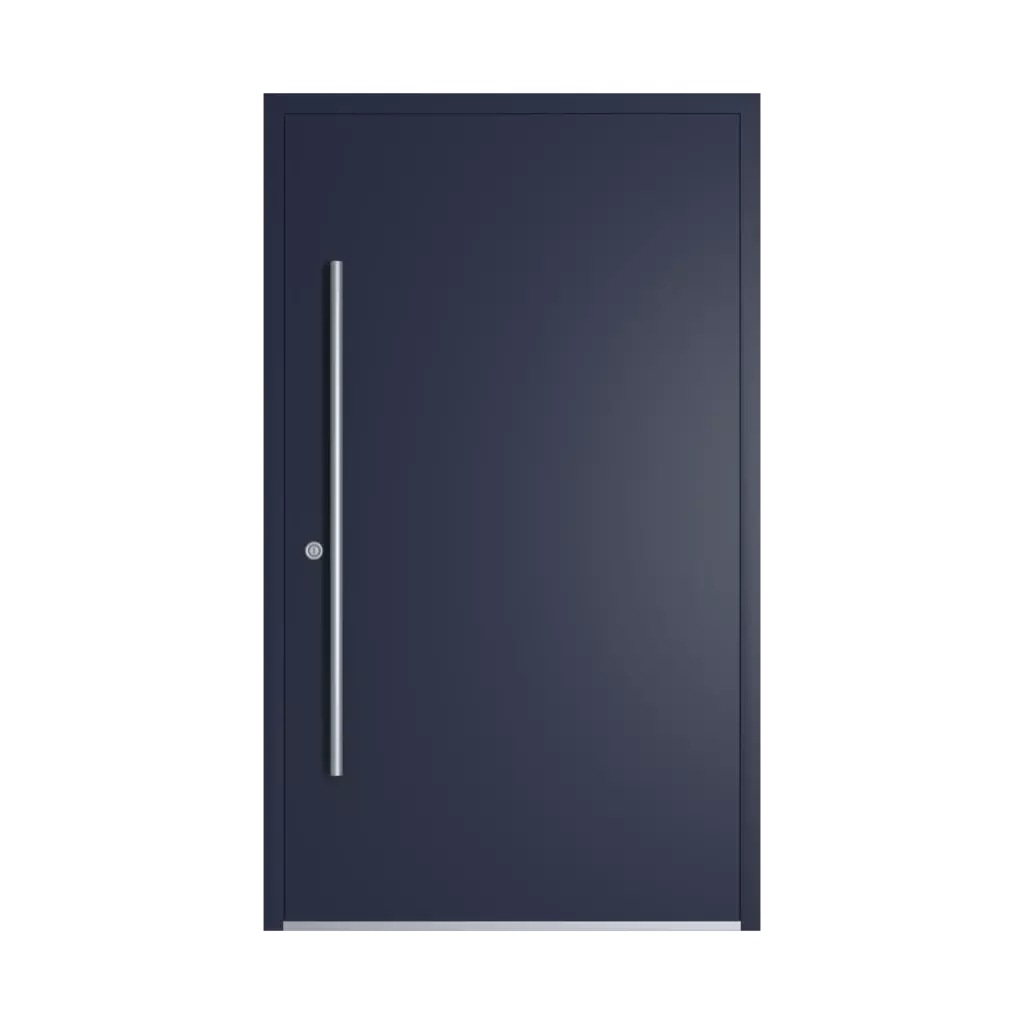 RAL 5011 Steel blue entry-doors models dindecor model-1101  