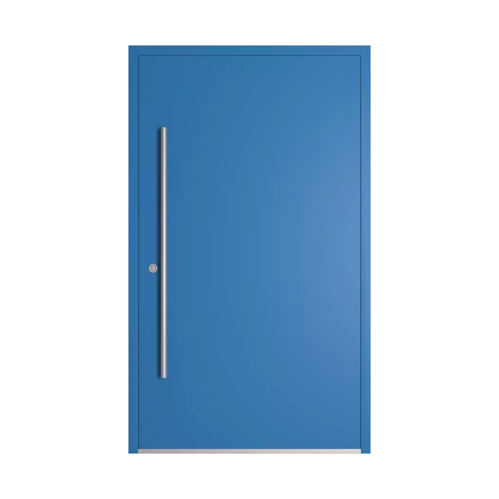 RAL 5015 Sky blue entry-doors models dindecor sl07  