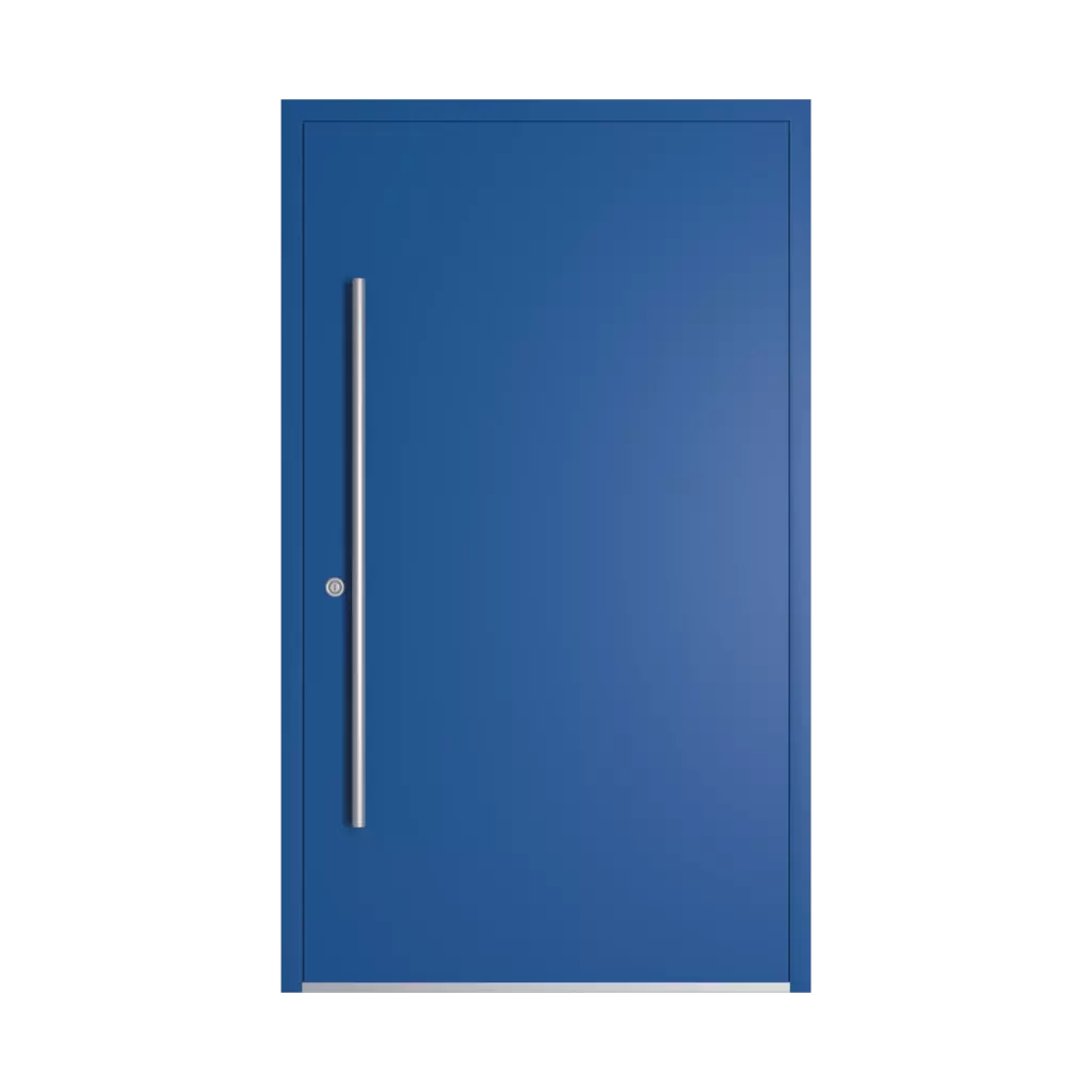 RAL 5017 Traffic blue entry-doors models dindecor 6120-pwz  