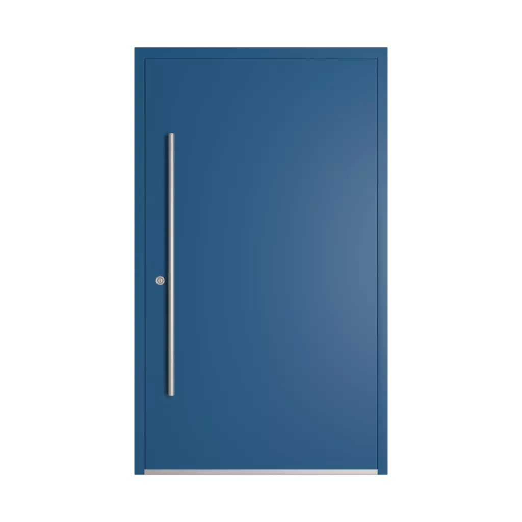 RAL 5019 Capri blue entry-doors models dindecor gl08  
