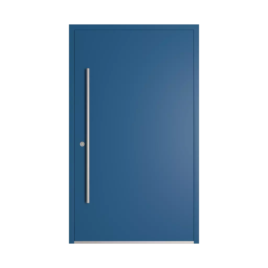 RAL 5019 Capri blue entry-doors models dindecor 6124-pwz  