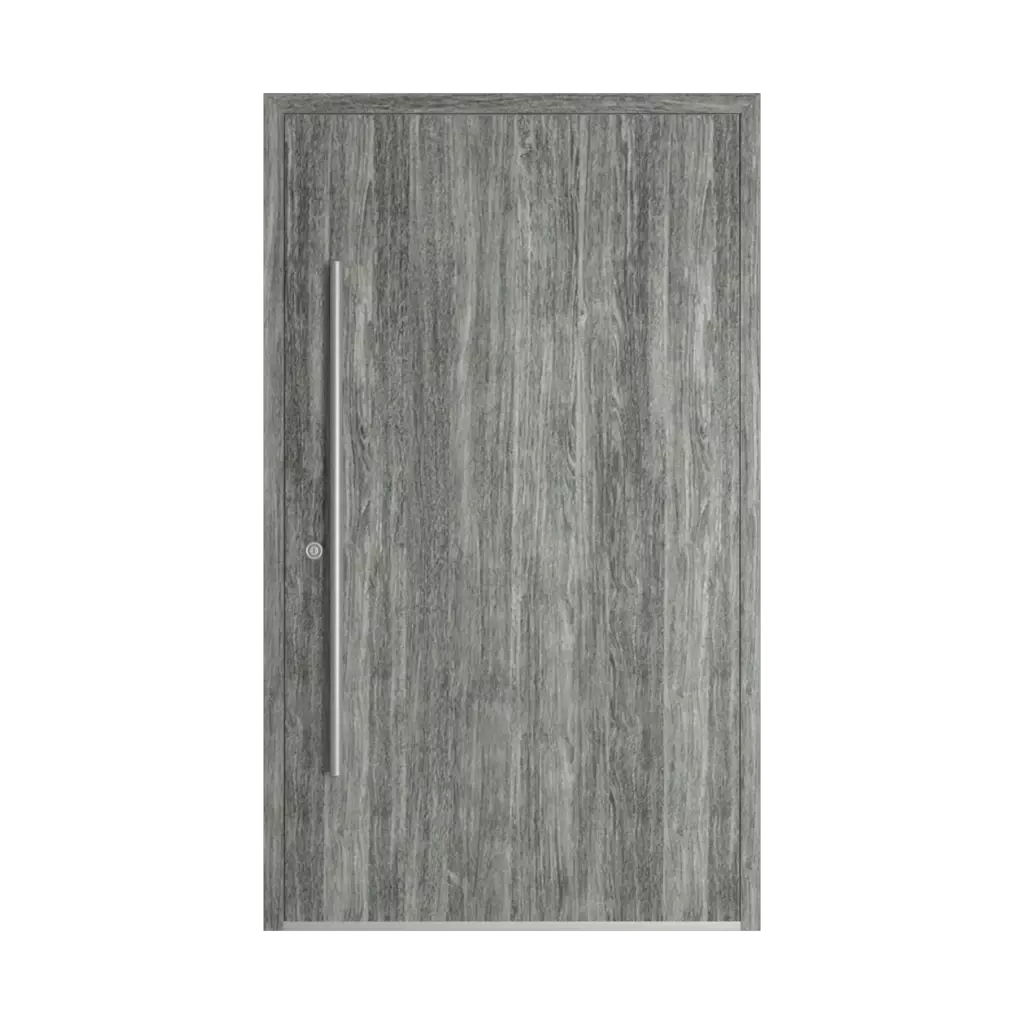 Sheffield oak concrete woodec entry-doors models dindecor 6013-pvc  
