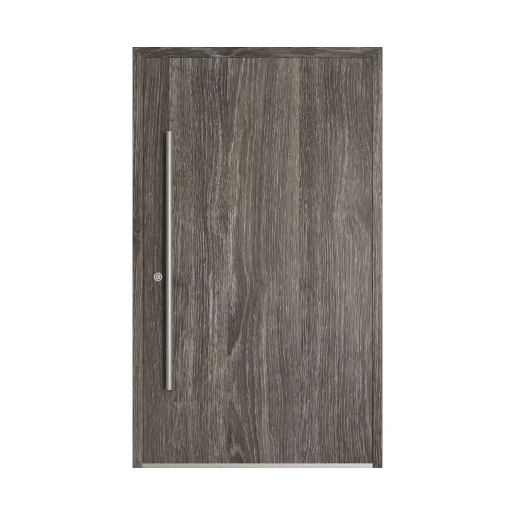 Gray sheffield oak entry-doors models dindecor be04  
