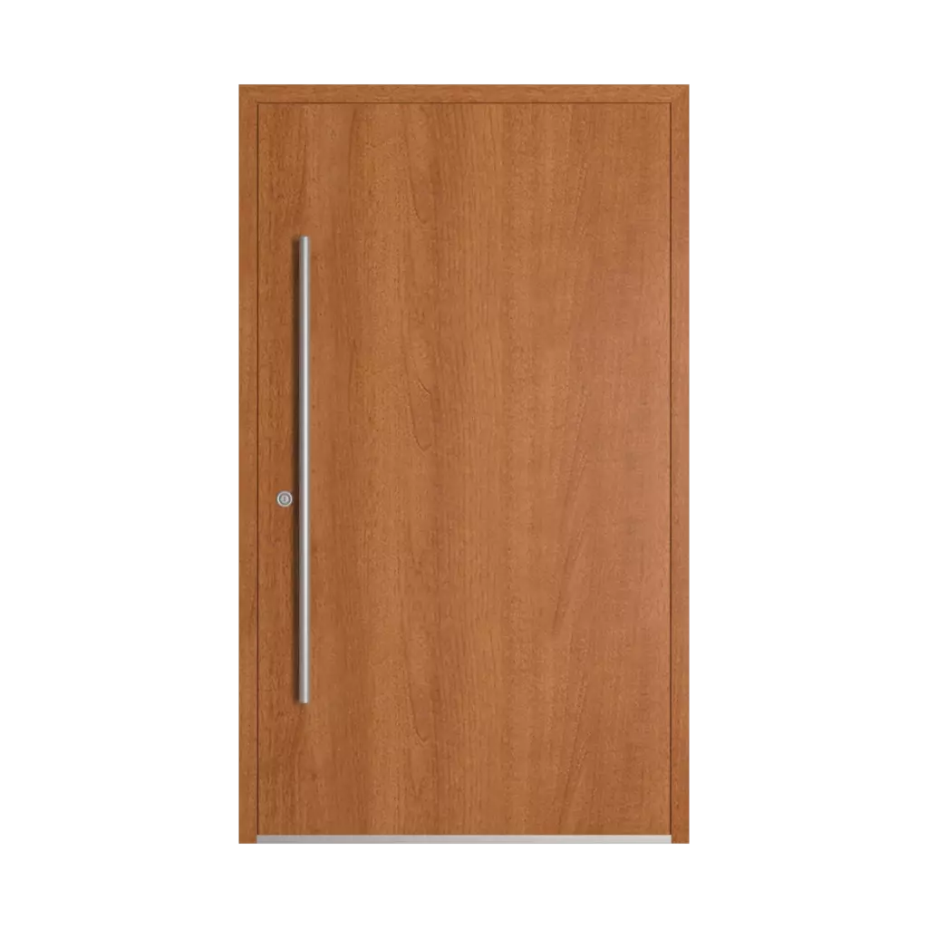 Walnut amaretto entry-doors models dindecor model-6129  