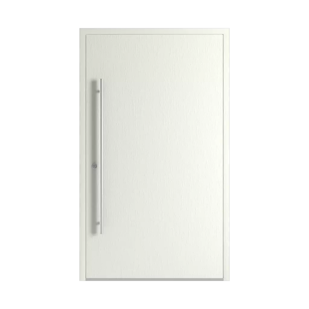 Textured white entry-doors models dindecor be04  
