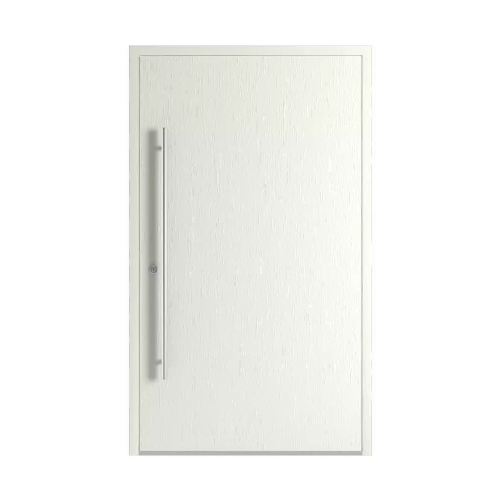 Textured white entry-doors models dindecor 6124-pwz  