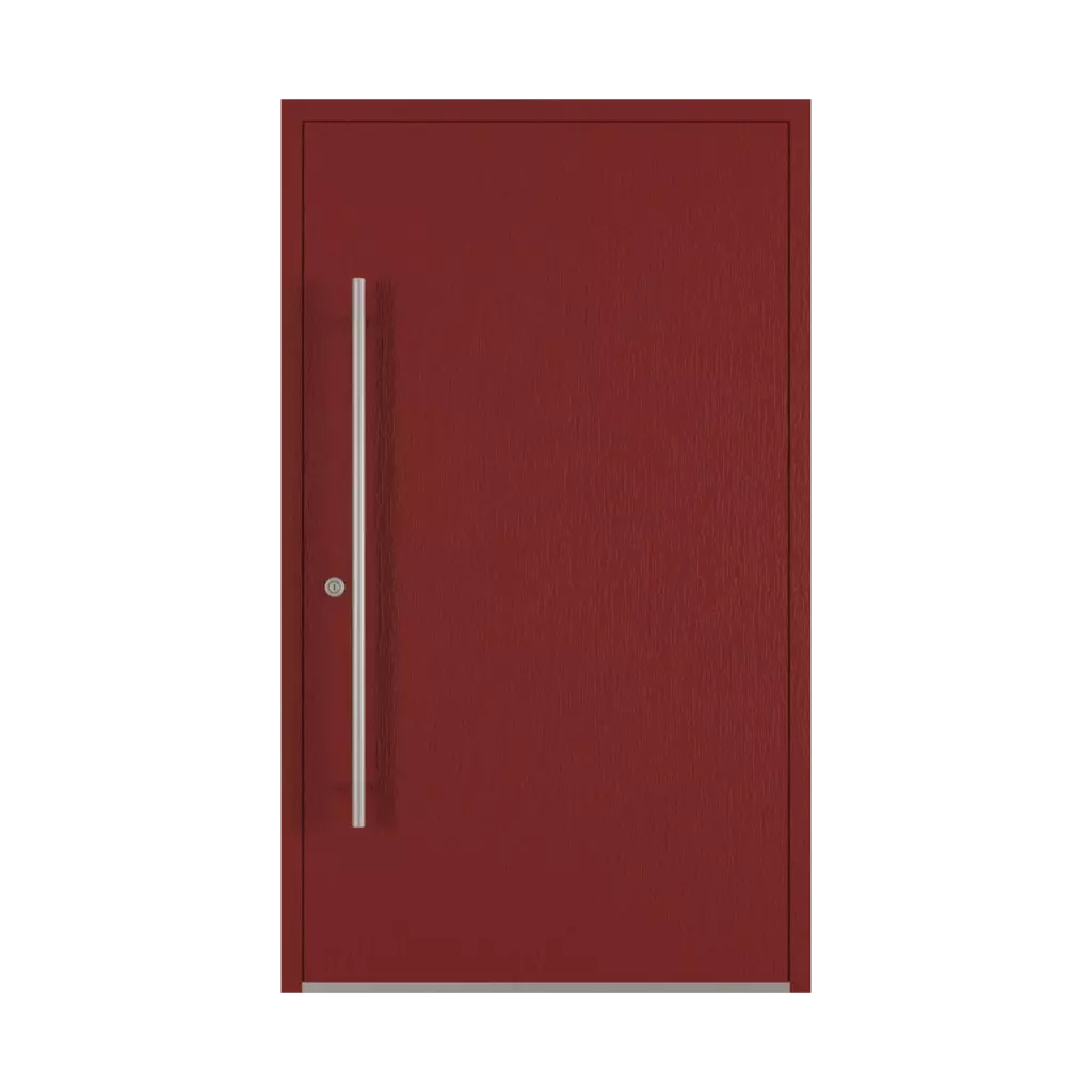 Dark red entry-doors models dindecor gl08  