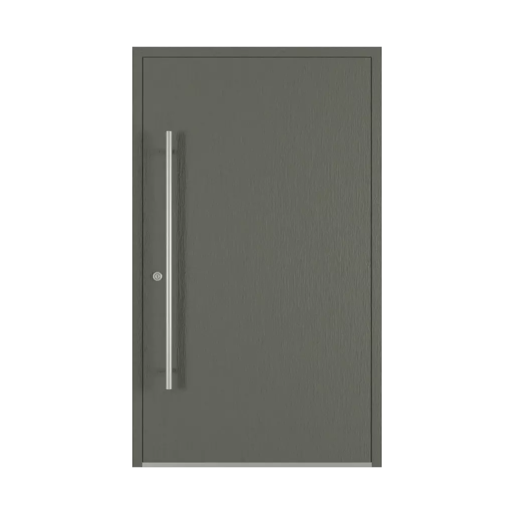 Textured quartz gray entry-doors models dindecor gl08  