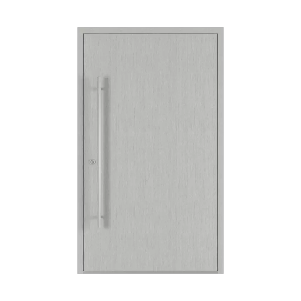 Metbrush aluminium entry-doors models dindecor 6013-pvc  