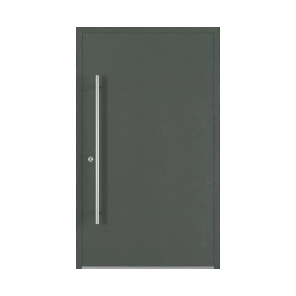 Aludec gray basalt entry-doors models dindecor sl07  