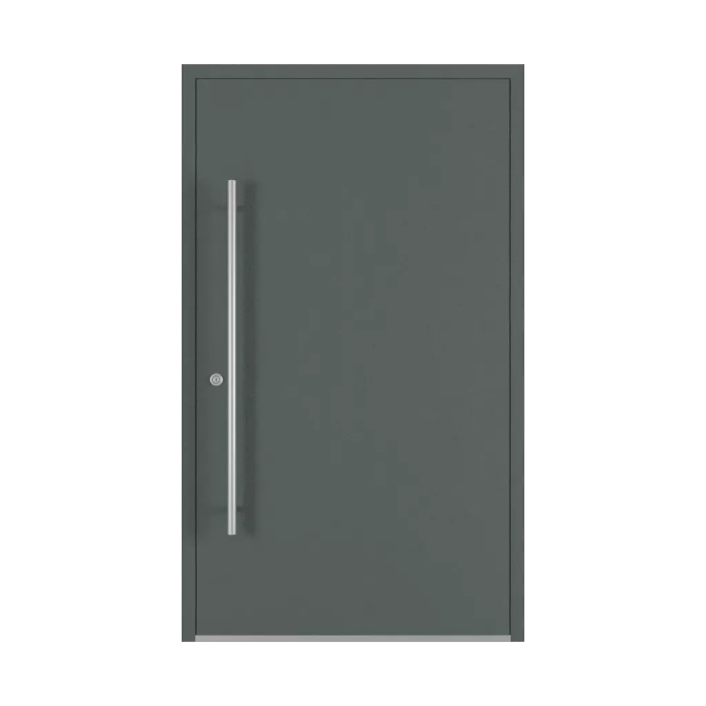 Basalt gray entry-doors models dindecor 6120-pwz  