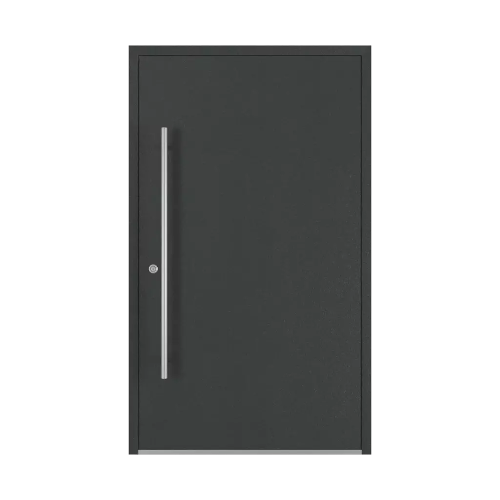 Aludec gray anthracite entry-doors models dindecor 6124-pwz  