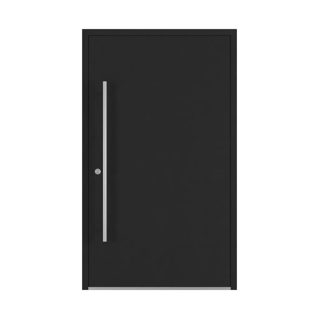 Dark graphite entry-doors models dindecor gl08  