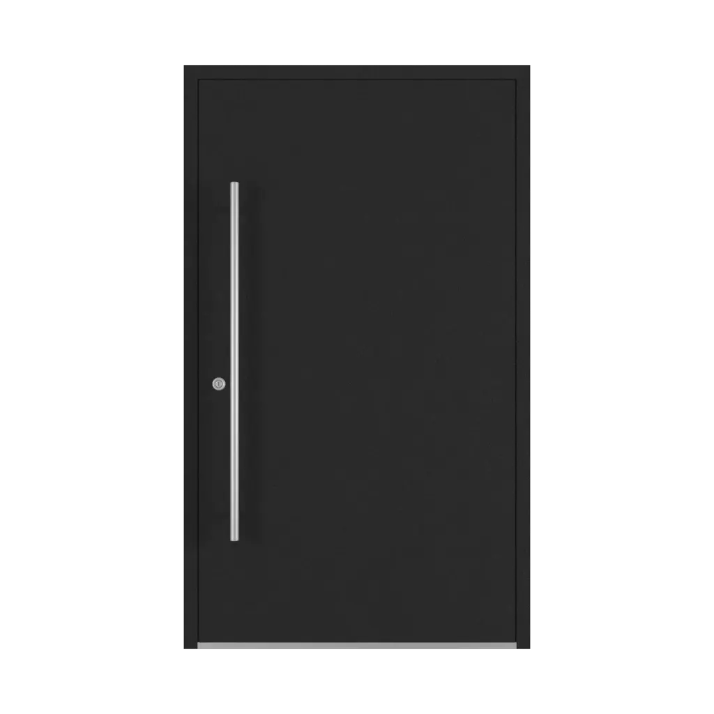 Dark graphite entry-doors models dindecor be04  