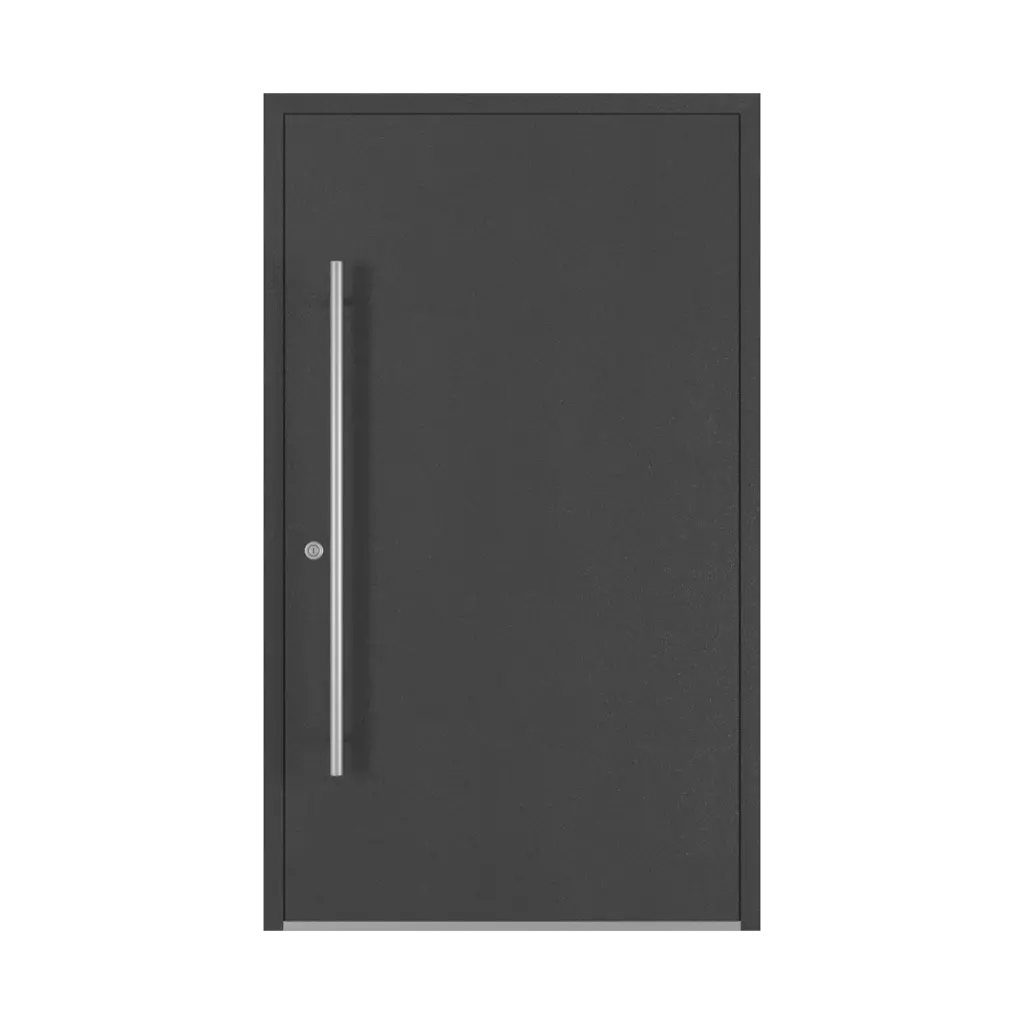 DB 703 aludec entry-doors models dindecor 6005-pvc-black  