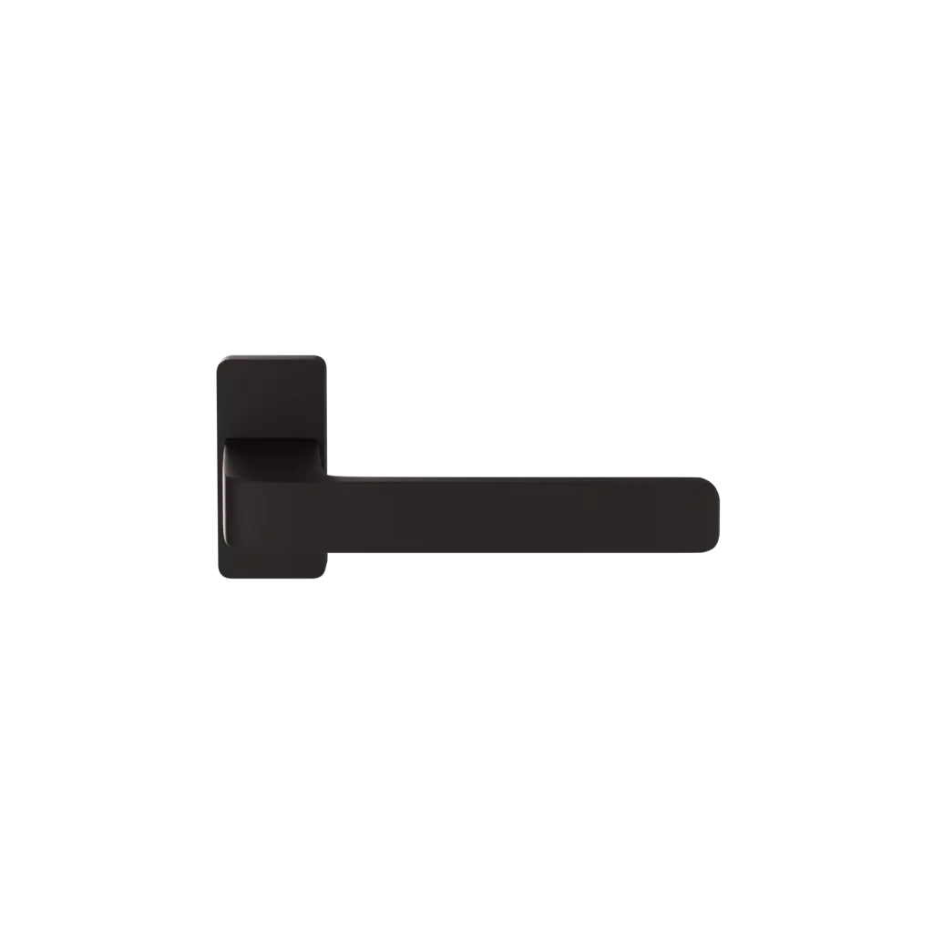 Black entry-doors door-accessories handles handle-h6s26-sk3s34 black 