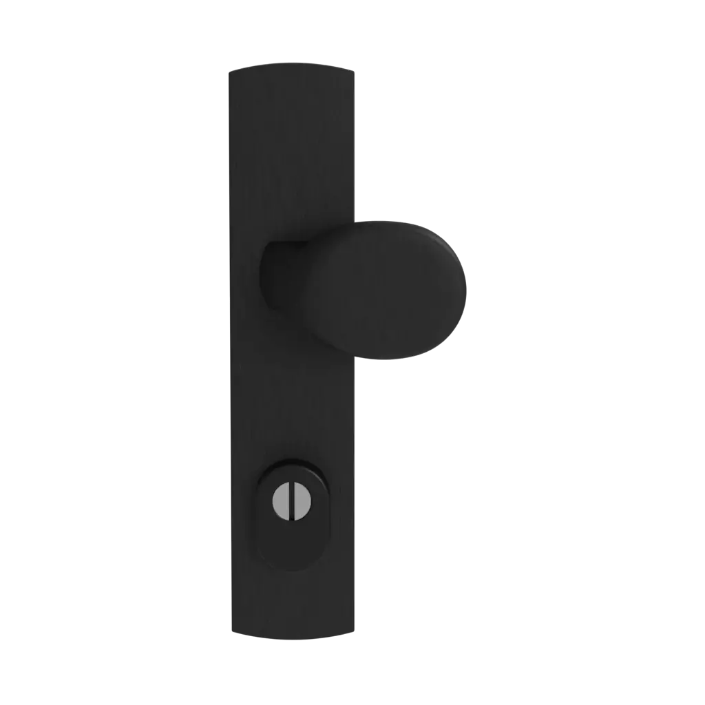 Black entry-doors door-accessories door-knobs verdana-class-c-with-protection black 