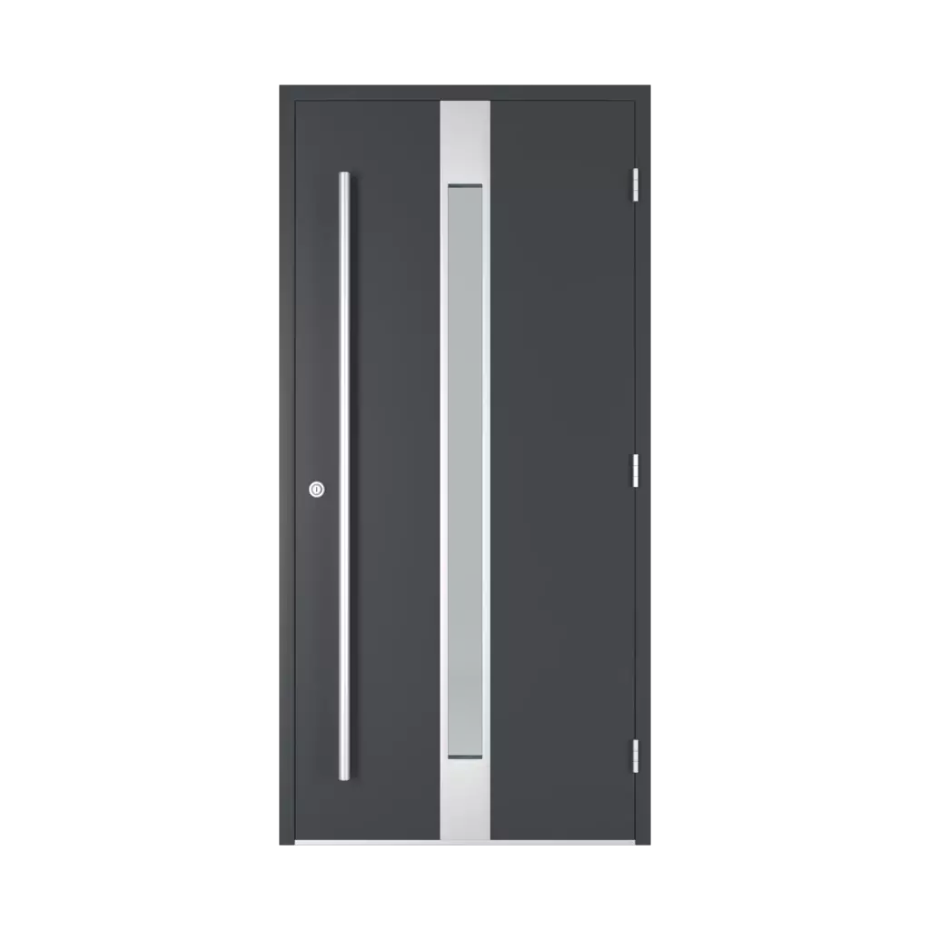 Door without transom entry-doors models dindecor 6013-pvc  