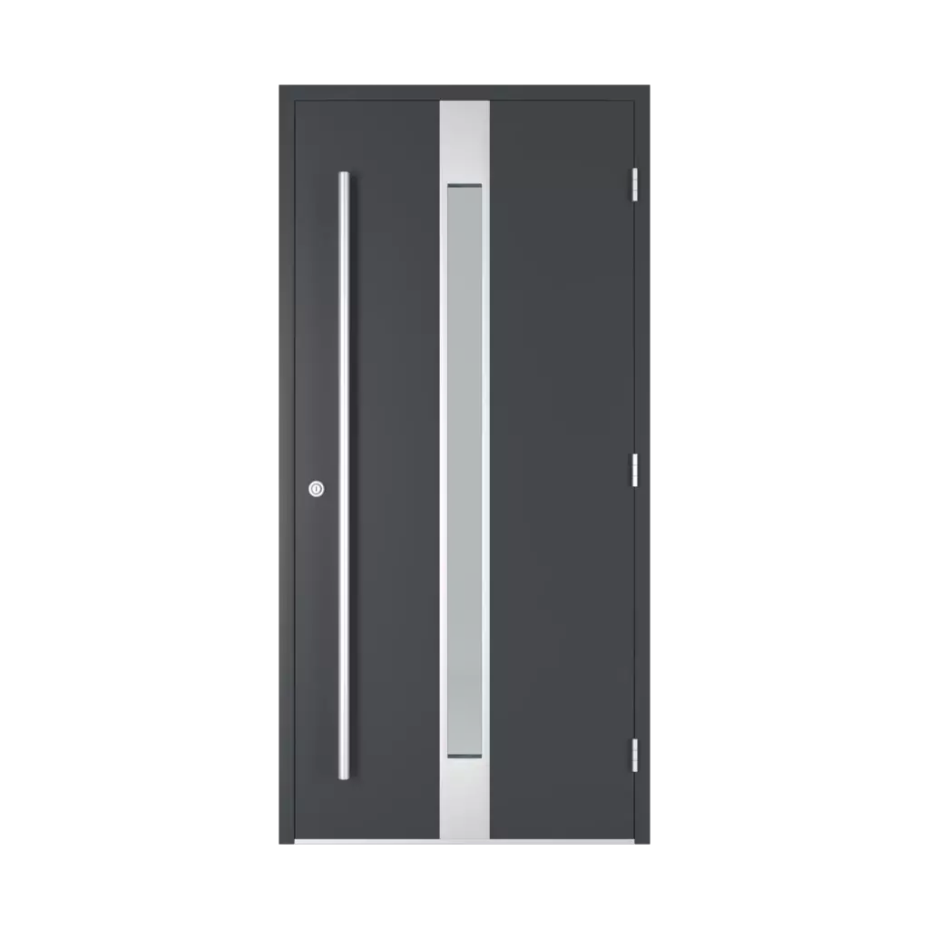 Door without transom entry-doors models dindecor 6132-black  