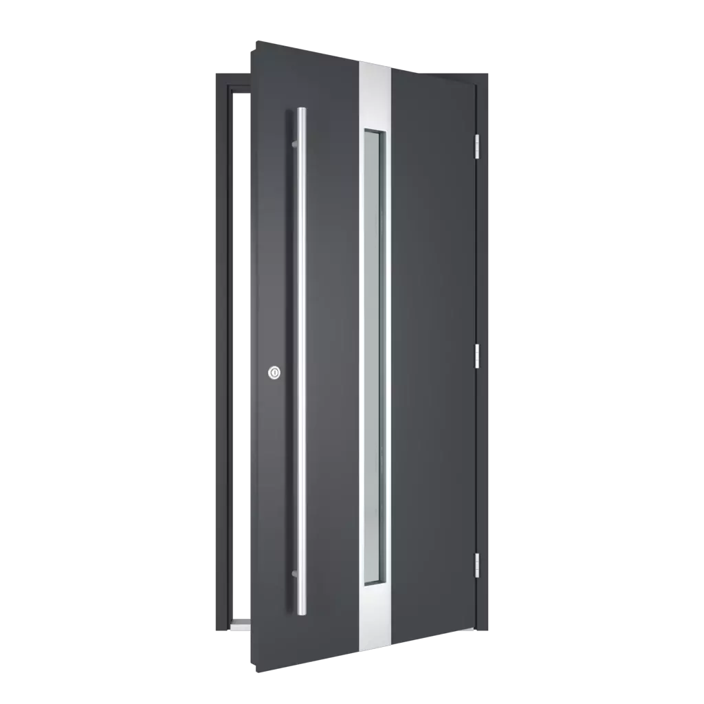 The right one opens outwards entry-doors models dindecor be01  