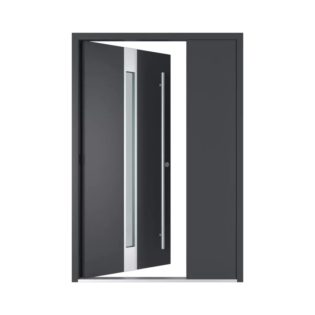 The right one opens inwards entry-doors models dindecor model-6123  
