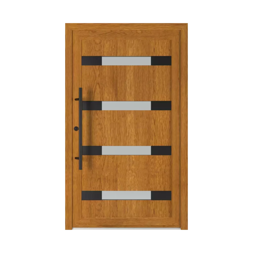 5008 PVC Black entry-doors models dindecor 5008-pvc-black  