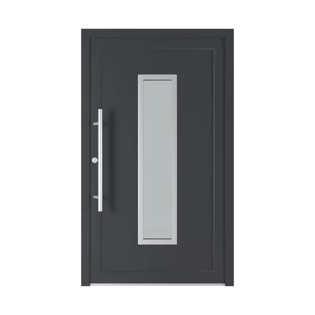 6002 PVC entry-doors models glazed 