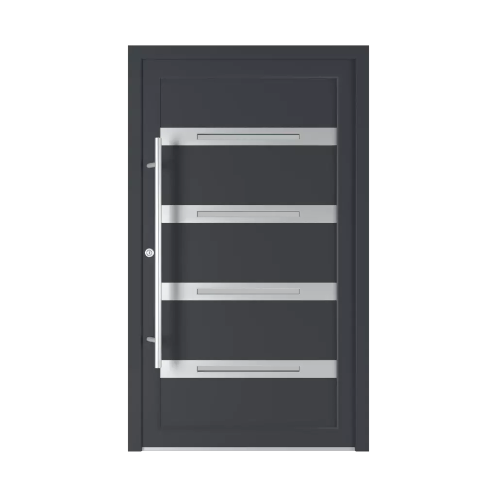 6005 PVC entry-doors models glazed 