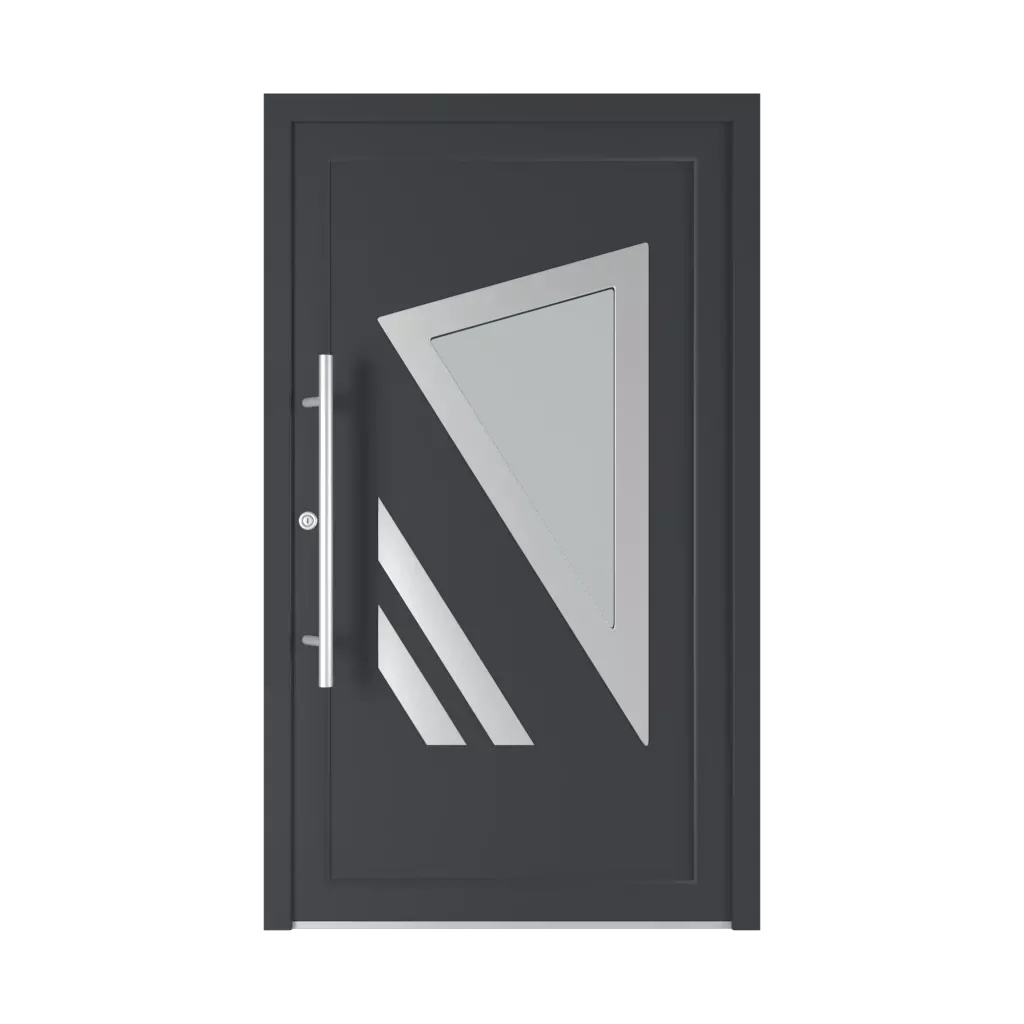 PVC entry-doors models dindecor 6005-pvc-black