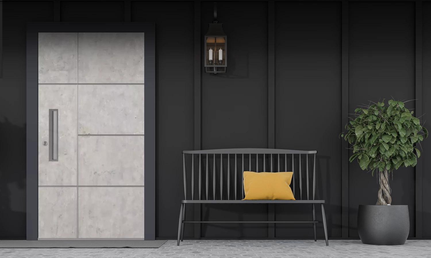 SK01 Beton 🏆 entry-doors models dindecor sk01-beton  