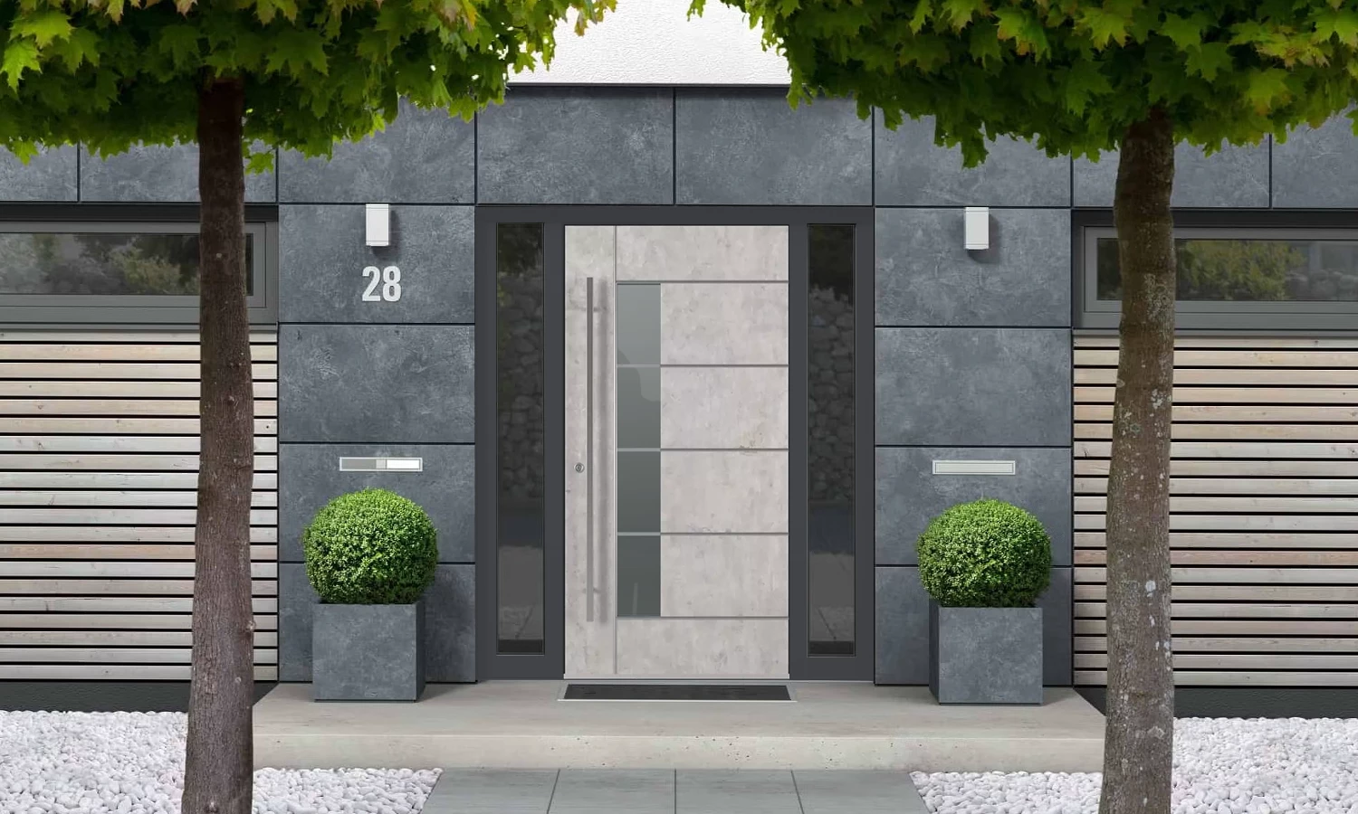 SK04 Beton 🏆 entry-doors models dindecor sk04-beton  
