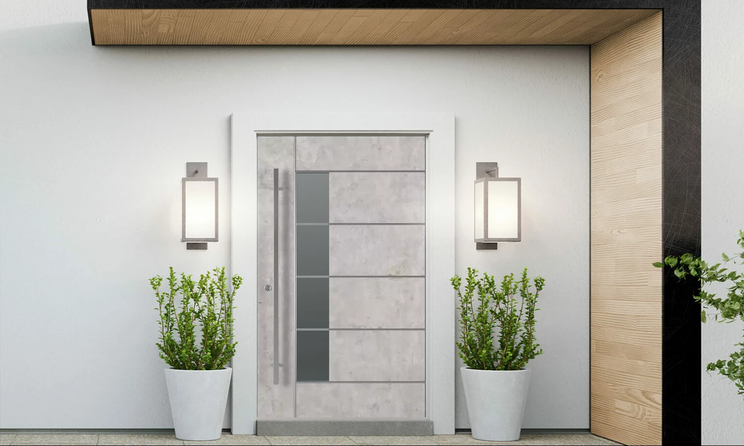 SK04 Beton 🏆 entry-doors models dindecor sk04-beton  