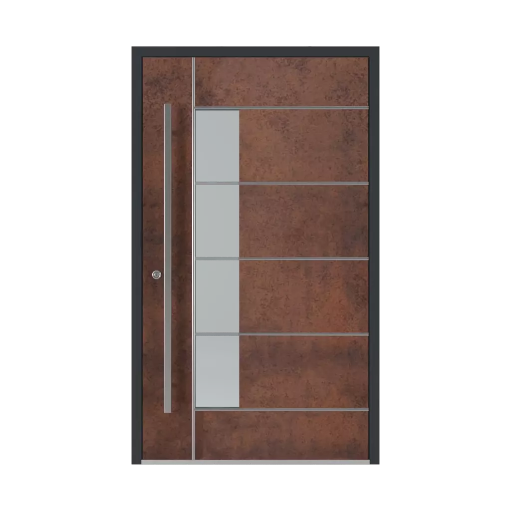 SK04 Corten 🏆 entry-doors models glazed 